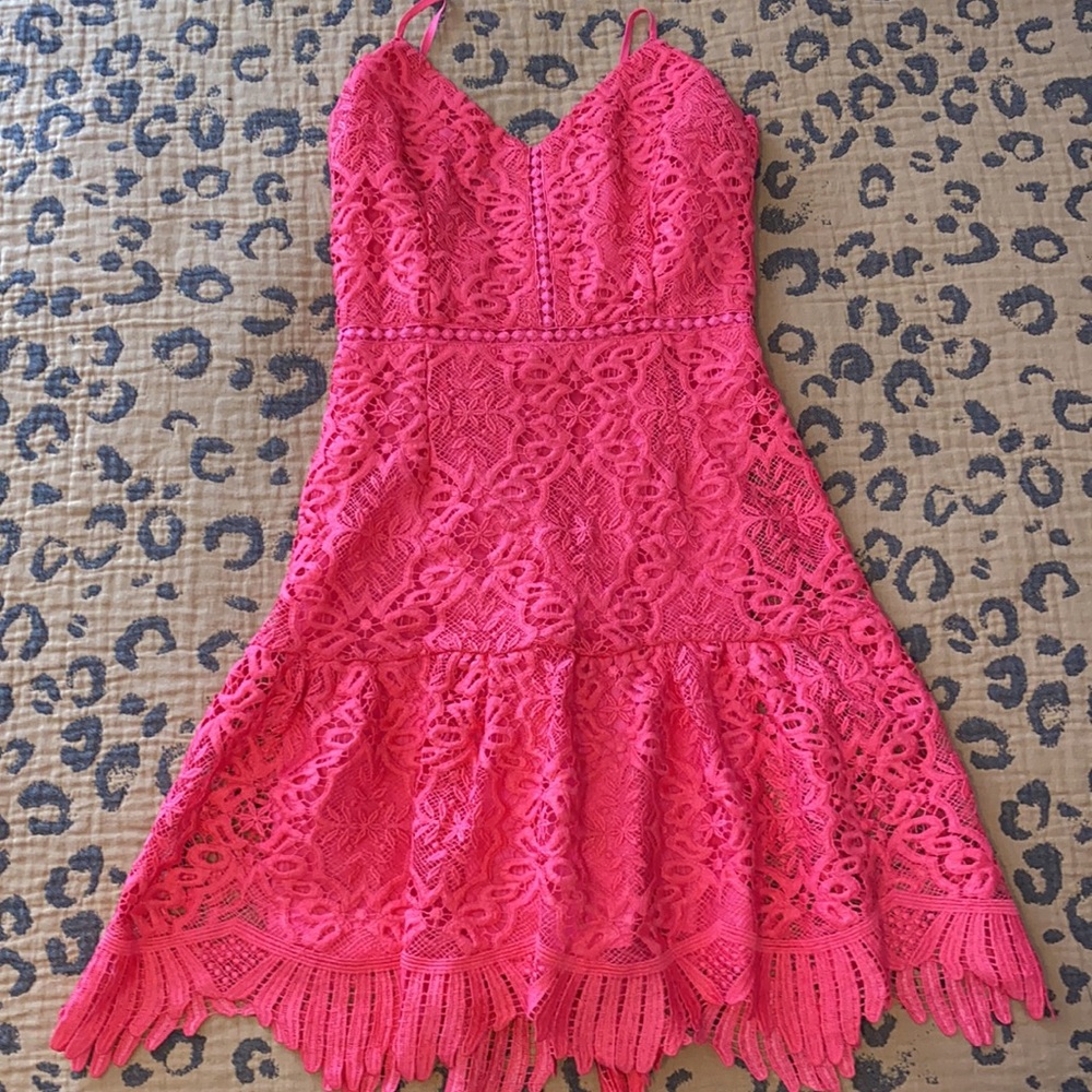 BB Dakota RSVP Lace Dress Size 2 - Picture 3 of 7